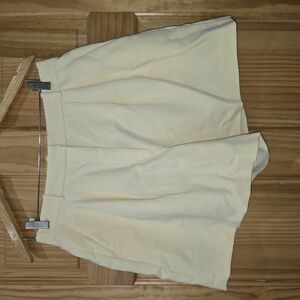 Abercrombie & Fitch Yellow High Waist Shorts